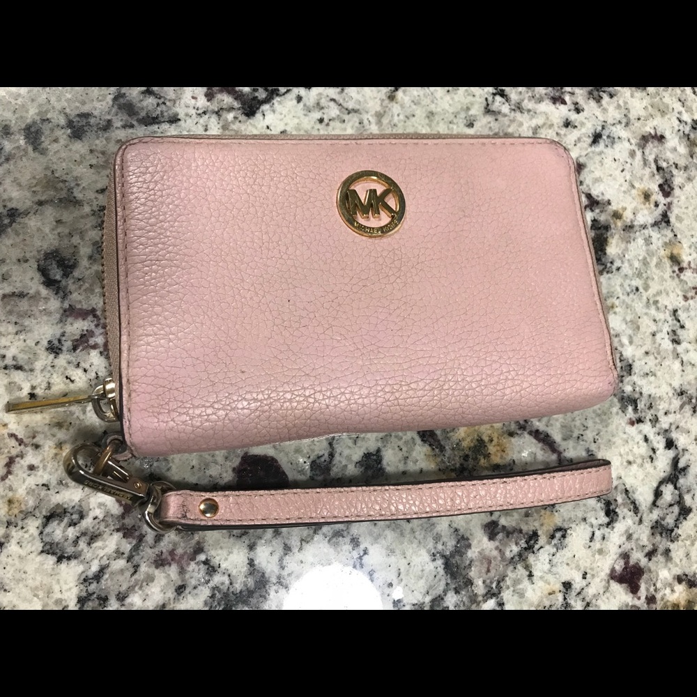 Pink leather Michael Kors Wallet